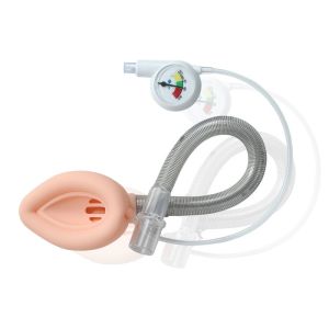 China Champ d'application de l'endoscope de masque laryngé renforcé en silicone médical CE de l'UE Anesthésie Conception de fil anti-pliage supplier