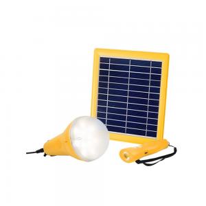 China Remote Control 3W Solar Home Lighting Systems 1 Lamp Indoor Solar Light Kit supplier