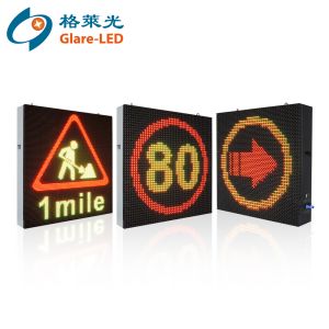 China 20mm Pixel Pitch IP65 Waterproof Variable Message Sign with 70° Viewing Angle and 1R1G1B Pixel Composition wholesale