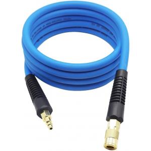 Blue Black Flexible Polyurethane Pneumatic Hose / High Pressure Air Rubber Hose