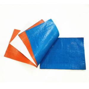 Plaid LDPE Laminated PE Tarpaulin for Truck Covering Plastic Sheet in Green Color