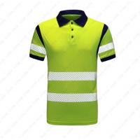 China Reflective PPE Safety Wear Summer New Breathable Quick-Drying Reflective POLO Shirt/T-Shirt With Custom Logo on sale