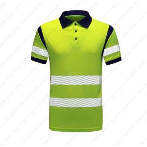 Nueva Rápido-sequedad respirable POLO Shirt reflexivo /T-Shirt del PPE de la seguridad del verano reflexivo del desgaste con el logotipo de encargo