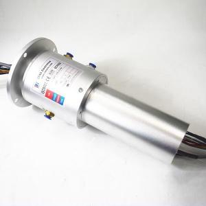 China Integrated 3 Channels Air Rotary Union Servo Motor Slip Ring For Gas supplier