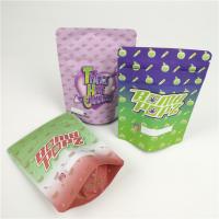 China Resealable 3.5g Mylar Smell Proof Bags Heat Seal CMYK on sale