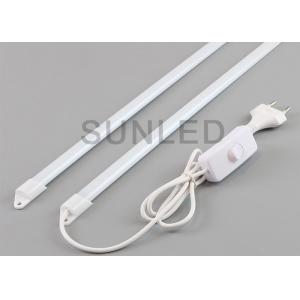 China Plastic Led Rigid Strip Light Bars , 220V Waterproof Rigid Led Bar With Plug supplier