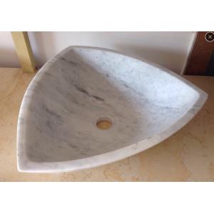 Arabescato White Marble Basin / Bathroom Wash Sink Wood Vein Marble Basin