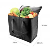 Amazon Non-Woven Aluminum Foil Takeaway Thermal Bag Portable Heat Preservation Bag Available In Stock