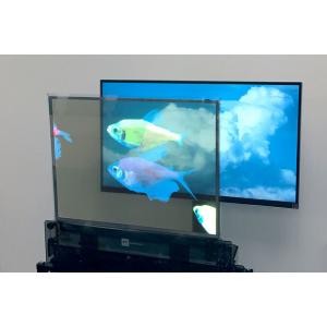 China High Brightness OLED Transparent Display , Full Color Clear OLED Screen Multipurpose supplier