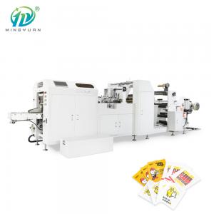 China Snack Cookie Popcorn Fried Food Paper Bag Manufacturing Machine 100-300pcs/Min supplier