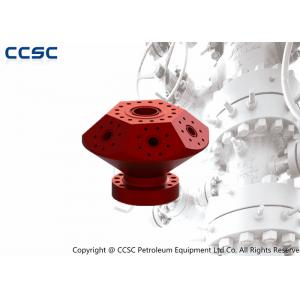 China Red Performance Wellhead Frac Head , High Efficient Xmas Tree Wellhead supplier