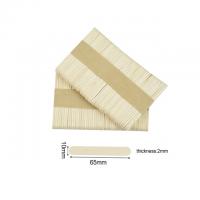 China ODM Natural Wooden Ice Cream Stick 65mm For Popsicle on sale