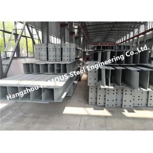 Hot Dip Galvanized Steel Structure Members Construction SGS Certified