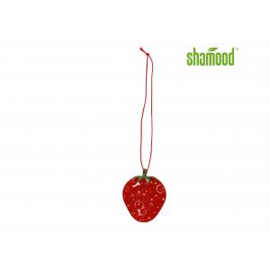 China Hanging Sweet Strawberry Plastic Car Air Freshener Decorative  Practical supplier