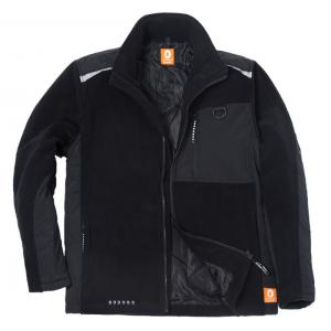 Mens Micro Fleece Warm Jacket , 320gsm Mens Winter Work Clothes