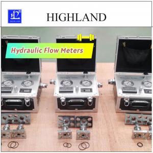MYHT-1-5 Portable Hydraulic Flow Meters With Peak Pressure 420 Bar For Testing