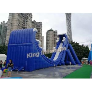 New Fashion Blue Commercial Giant Inflatable Slide For Adult And Kids