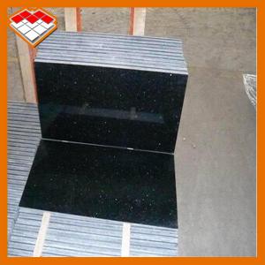 China Black 200mm Granite Tiles Slabs For Kitchen Counter Tops supplier