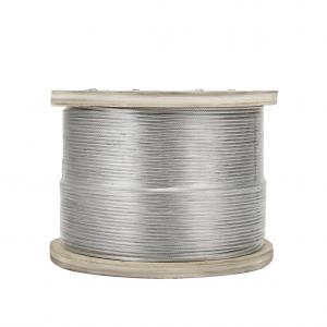 Non-Alloy Steel Material 304 316 Stainless Steel Wire Rope for Lifting Steel Cable