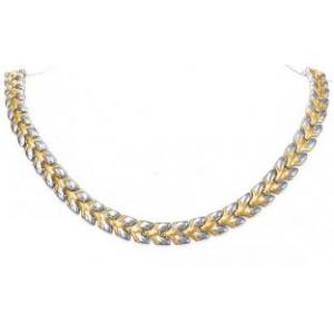 China Health germanium &amp; negative ion &amp; far infrared stainless steel chain necklace wholesale