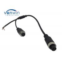 China Car camera audio adapter, 4 Pin Female to male connector wire for camera&external pick-up/micphone on sale