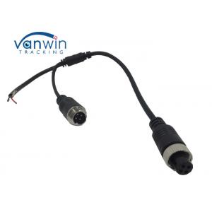 Car camera audio adapter, 4 Pin Female to male connector wire for camera&external pick-up/micphone