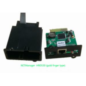 China 10 / 100BaseT SNMP Card Internal Gold Finger Connection For UPS Monitor supplier
