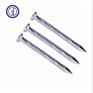 Zinc Steel Twisted Shank Nails Electro Galvanized For Building