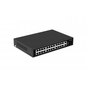 Customized 24 Port POE Ethernet Switch 802.3 Af Full Duplex