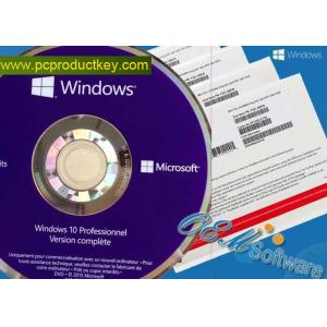 China French Package Windows 10 Pro Oem Pack Online Activation Win 10 Pro Dvd Box supplier