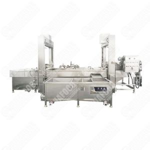 Pre cooking corn line machinery chicken feet cleaning nut potato chips blanching machine