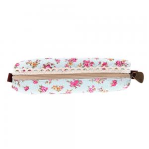 China High Quality Mini Retro Flower Floral Lace Pencil Case,pencil bag school supplies Cosmetic supplier