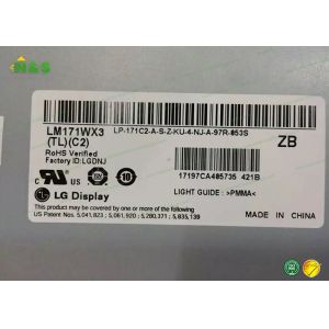 China Aménagez le type en parc panneau d'affichage d'affichage à cristaux liquides d'atterrisseur, affichage d'affichage à cristaux liquides du hd LM171WX3-TLC2 17,1 pouces supplier