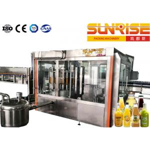 China Alcoholic Glass Bottle Filling Line , Soft Drink Beer Bottle Filling Line supplier