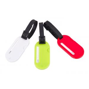 Customized Size Travel Luggage Accessories Plastic Luggage Tag For Trip