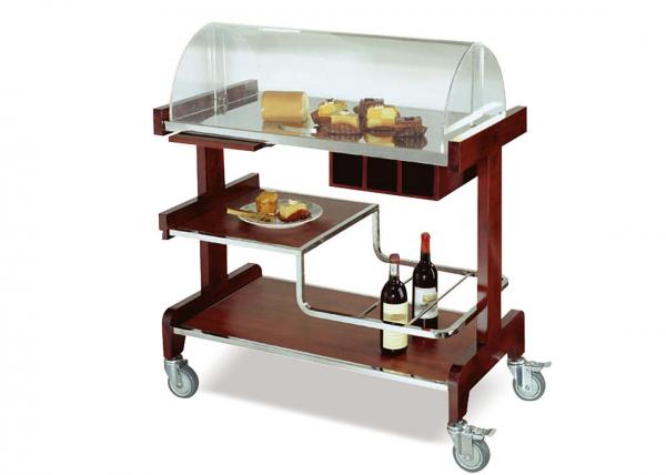 Red Banquet Buffet Dining Cart 3, Dining Cart Table