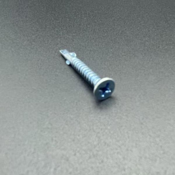 China Carbon Steel Countersunk Cross Head Double Ear Dovetail Anti Slip Self Drilling Screw wholesale