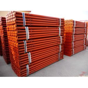 China Le rouge a peint l'appui vertical réglable 3.5m d'étayage d'acier doux de rivage de courrier d'appui vertical d'échafaudage supplier