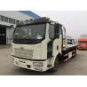 China FAW 4 Ton Emergency Wrecker Tow Truck 6.2 Meters Plate Towing Recovery wholesale
