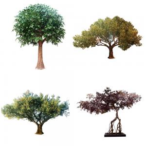 China 350cm Artificial Landscape Trees , Fake Maple Tree All Season supplier
