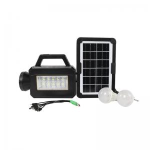 100W 6000mah Mini Solar Lighting System Portable Multifunctional Solar Lighting Kit
