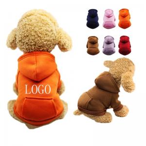 China OEM Cotton Fleece Pets Wearing Clothes Pet Hoodies Soft Dog Sweaters supplier
