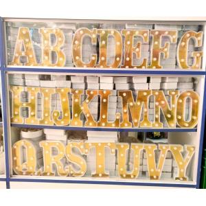 Yellow Letter Birthday Party Decoration Items For Celebrating Special Occasions