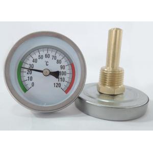 Solid Surface Remote Reading Thermometer , SS Back Bimetallic Thermometer