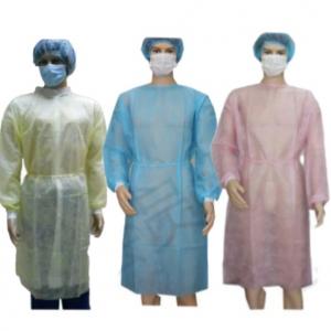 PPE CE Certified OZONE Disinfecting Type Disposable Sterile 45gsm Nonwoven Isolation Gown