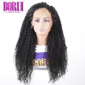 China Kinky Curly Custom Lace Wigs Lace Frontal Wig Cuticle Aligned Virgin Soft Smooth supplier
