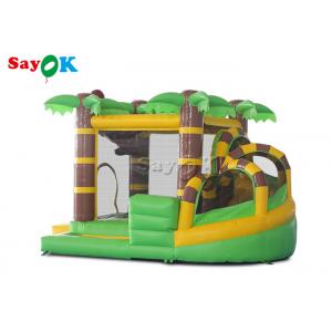 Animal Theme Orangutan Inflatable Bouncy Castle Slide 3x3.5x2.4mH