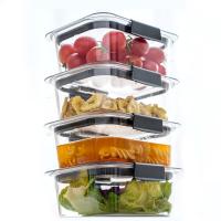 China BPA Free Food Storage Containers With Lids, Airtight, For Lunch, Meal Prep, And Leftovers on sale