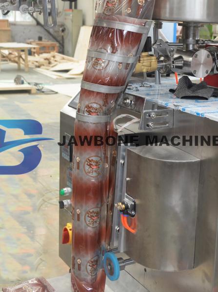 Pillow Seal Honey Sachet Packing Machine , Vertical Liquid Packing Machine
