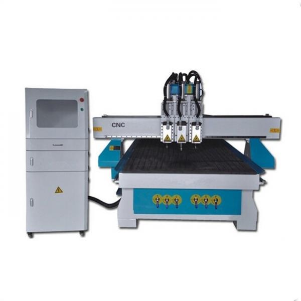 Dsp 6KW Water Cooling Spindle Cnc Router Woodworking Machine 3 Head High Speed